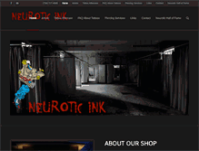 Tablet Screenshot of neuroticinktattoos.com
